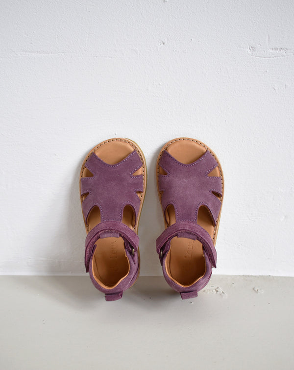 du Eden - Suede gesloten Sandaal - Faded Purple